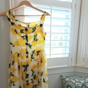 “When life gives you lemons” retro dress